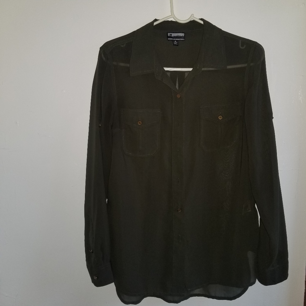 Brooklyn Industries Sheer Blouse